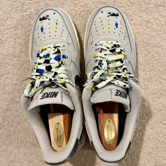 Nike Air Force 1 Low Paint Splatter Bone - Picture 2 of 4